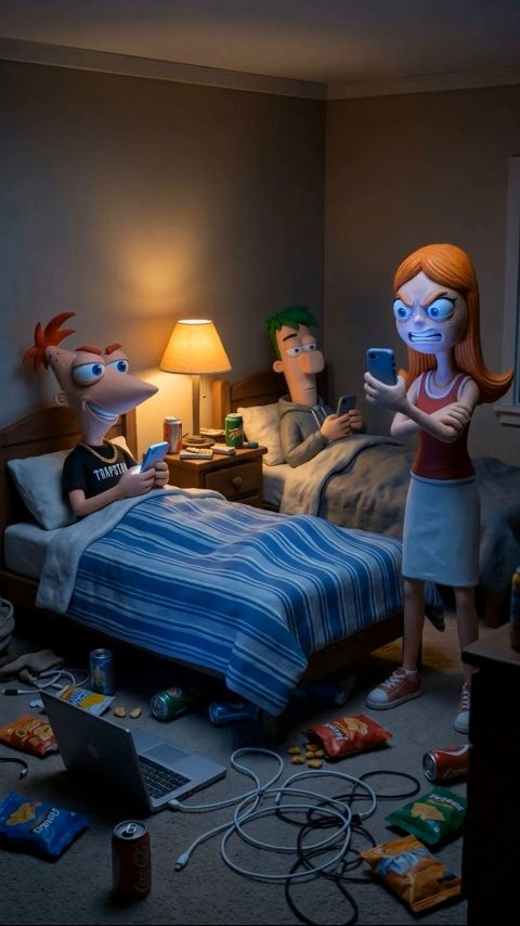 Phineas & Ferb Gang - The Flynn-Fletcher crew as UK street drug-game operators