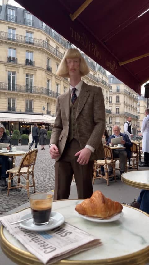 Jean Phil Trend - Pick a deformed old-European aristocrat, give them a dance and a place. It comes out looking like real phone footage.