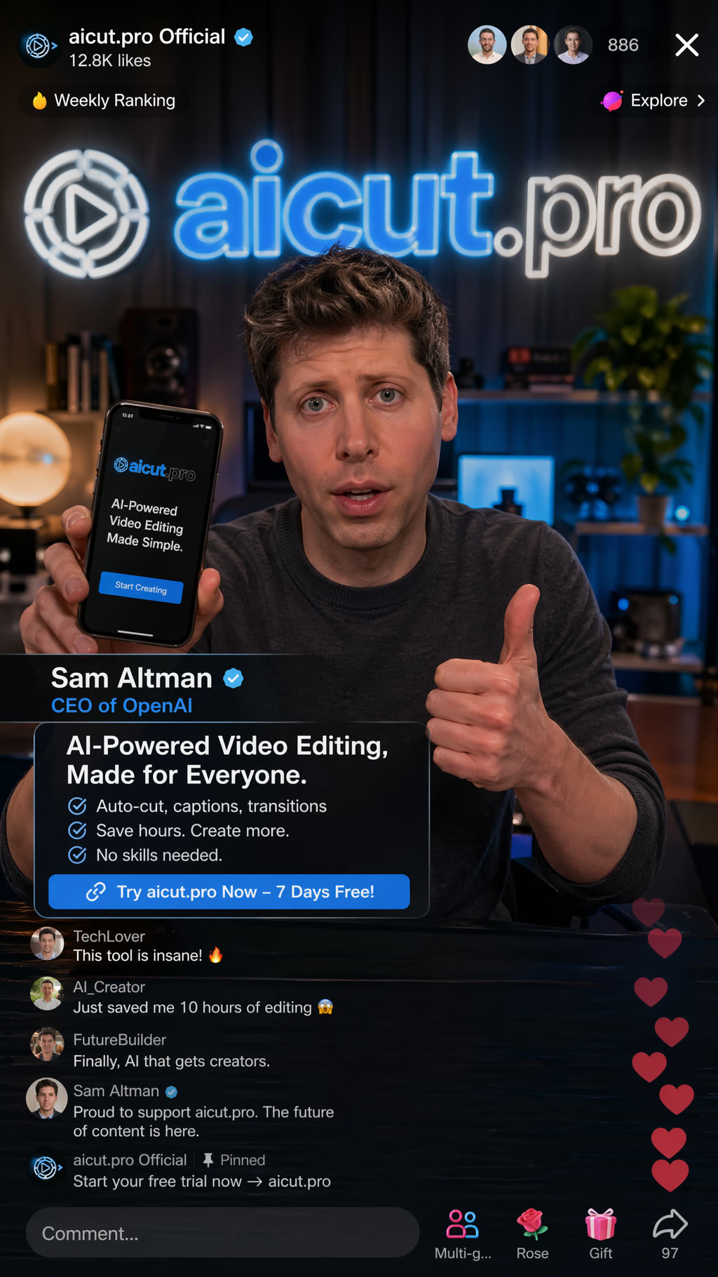 AI generated image thumbnail